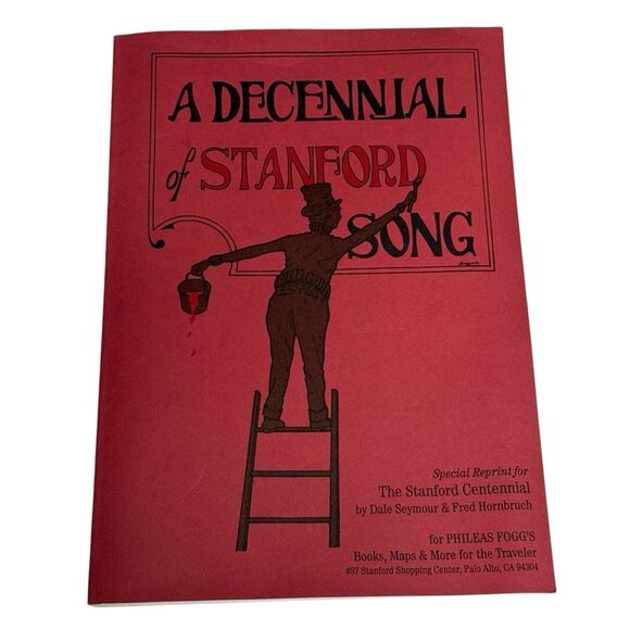 Vintage Songbook A Decennial of Stanford Song University Music Football Drinking - Picture 1 of 16